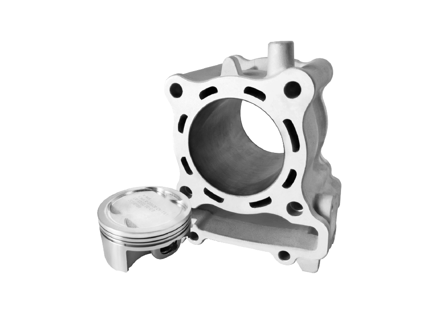 CERAMIC CYLINDER BLOCK KIT 63MM FORGED PISTON